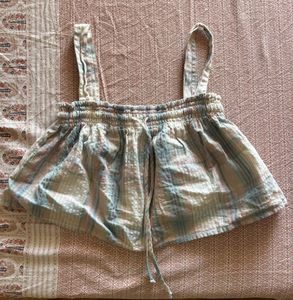 American Eagle Smocked Detail Flowy Top