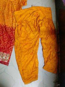 bandhini full sets  Red &amp; Yellow