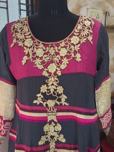 Anarkali Embroidered Kurta With Dupatta