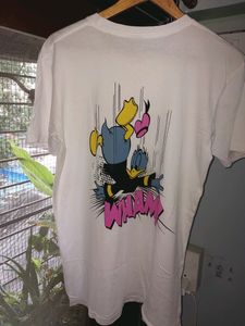 Wham Back Print Loose Boyfriend Tee