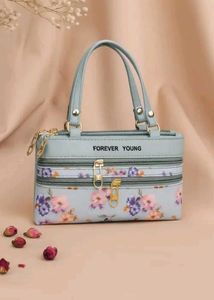Forever'  Young Floral Handbag – Stylish &amp; Compact
