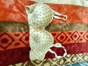 Off White Polka Dots BRA