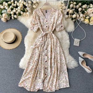 Floral Button-Down Dress