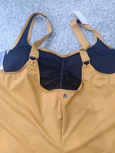 Decathlon Mustard One-Piece Swimsuit