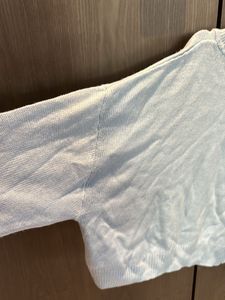 Sky Blue Knitted Sweater