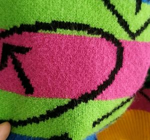 Retro Printed Sweater