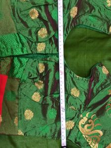 BrandNewElegant RedSilkSaree -WithBlouse+ExtraBlou