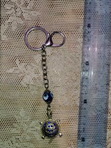 Turtle+ Evil Eye Keychain