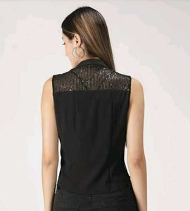 BLACK SEQUENCE TOP