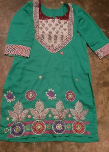 Cotton Kurta And Dupatta
