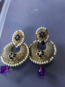 Pair Of Purple 💜 Earrings