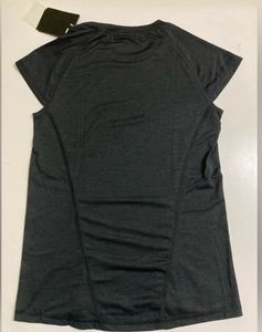 PUMAWomen Self Design Round Neck Black, Grey T-Shi
