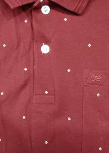Peter England T Shirt For Men With Pocket