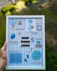 Customized Baby Details Frame