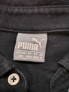Puma Black Polo Shirt - Size M