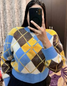 Argyle Knit Sweater