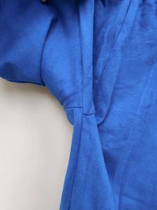 Navy Blue Stretchable Capris