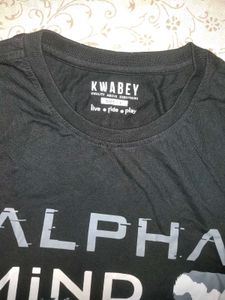 Men Black T Shirt New Kwabey Brand