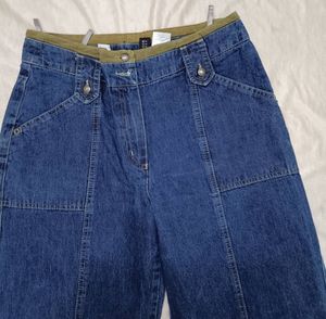Vintage Denim Cargo Jeans