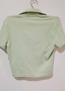 Cute Green Crop Top
