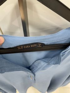 🌟 Timeless Charm: ZARA Serene Blue Tunic! 🌟