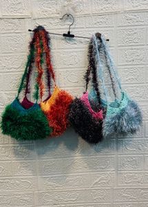 🇫🇷 Paris imported Fuzzy Knit Shoulder Bag