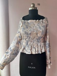 Long Peplum Top