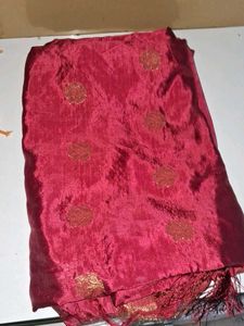 banarsi silk red dupatta