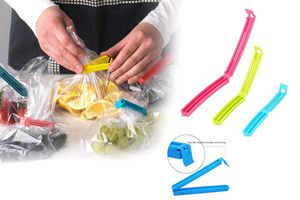 Multipurpose Food Snack Plastic Bag Clip Sealer (Multicolor) -18pc