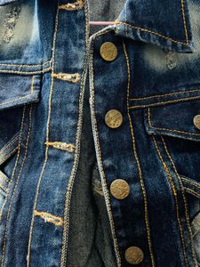 Half Sleeves Denim Jacket