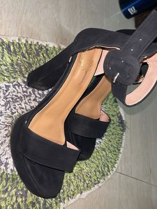 Black Block Heels