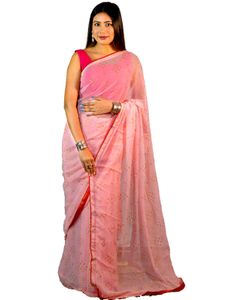 Light Pink Sari Chiffon