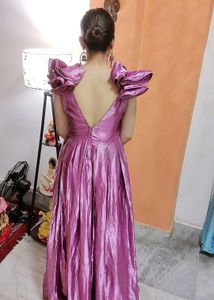 Elegant Purple Ethnic Gown