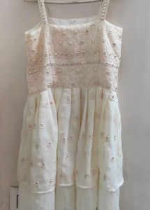 Cream Sharara/ Party Wear