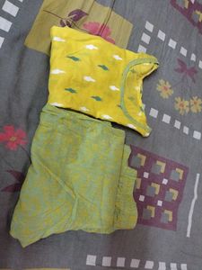 Beautiful Cotton Kurti Pant Set