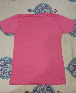 Pink T Shirt , Size : M