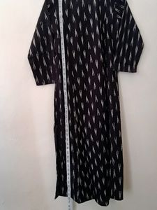 Ikkat Cotton Kurti Top