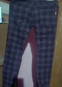 Stylist Girl Checker Plaid Pants