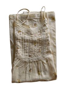 Floral print cream slip &amp; shorts