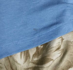 Kappa Women Blue Graphic Tank Top