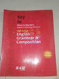 Wren and Martin English Grammar &amp; Composition