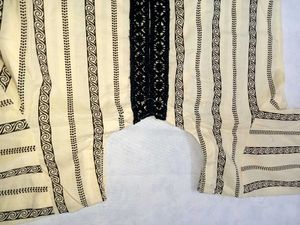 Striped Kurti with Lace Detail