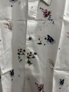 Floral Print Button-Down Shirt