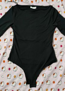 Black Long Sleeve Bodysuit