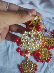 KUNDAN CHOKER SET HEAVY FULL NECK COVER