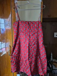 Red Patterned Sundress