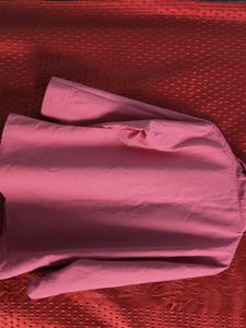 Coral Button-Down Shirt and size is M