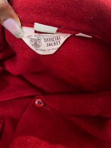 Vintage Red Patch Jacket