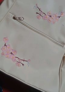 Stylish White Backpack