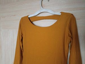Mustard Yellow Top For Women
